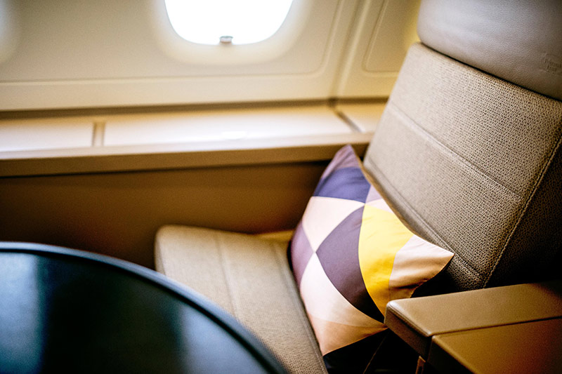 Business Class with Etihad Air