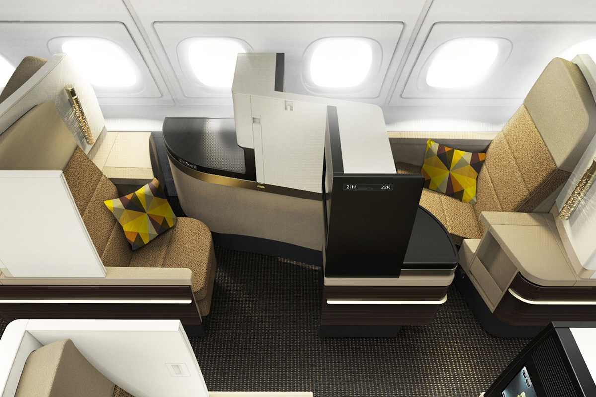 Business Class with Etihad Air