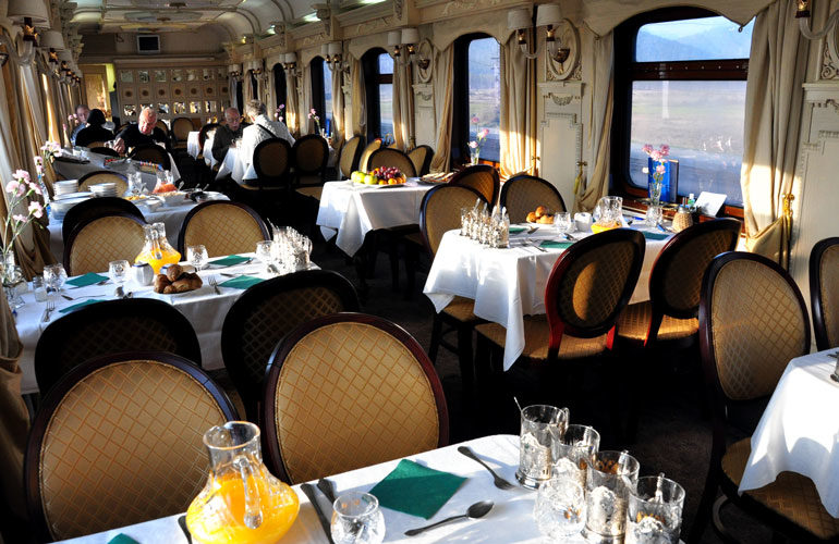 luxurious train