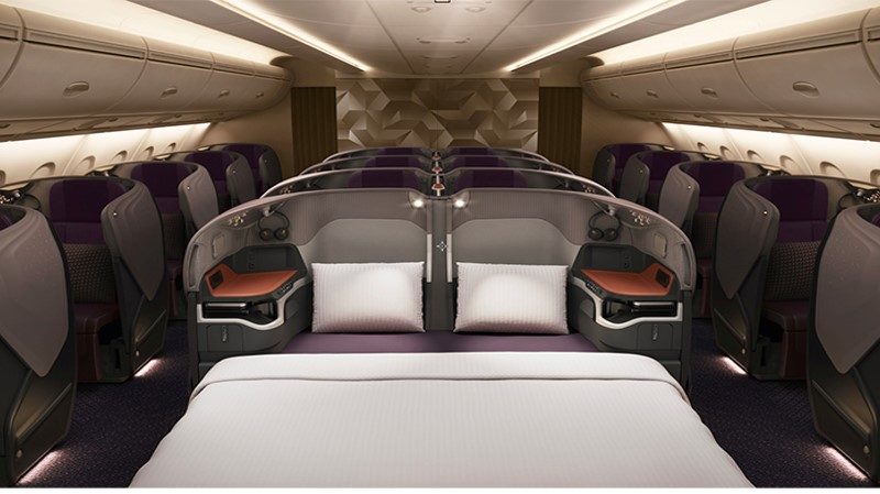 Best business class seats for couples