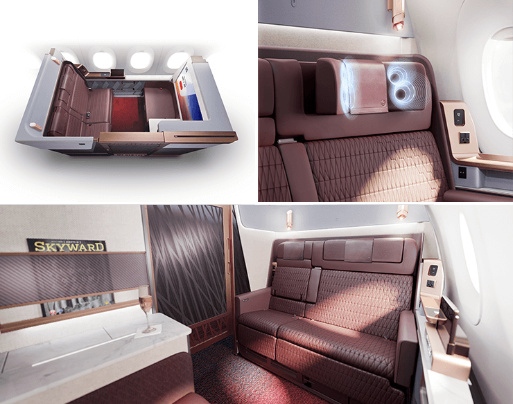 First class at Japan Airlines offers a fully-private experience