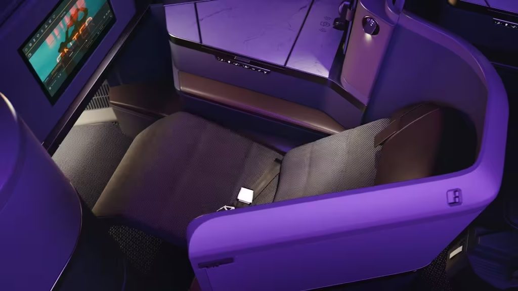 New business class seats on Etihad's Dreamliners