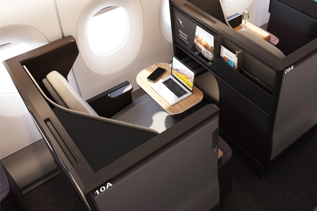 New business class seats on Project Sunrise