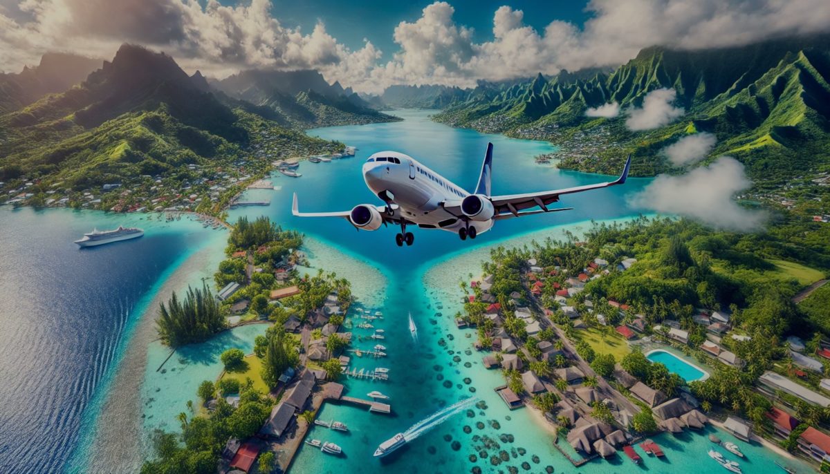 Business class flights to Papeete