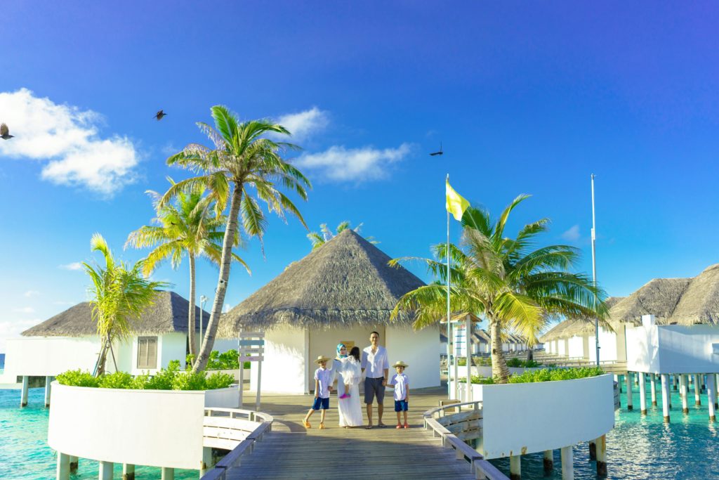 Book flights and hotels to the Maldives and travel in business class