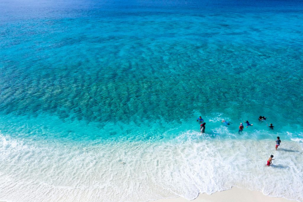 The Maldives offers a luxury experience, so fly business class to the Maldives for the complete experience