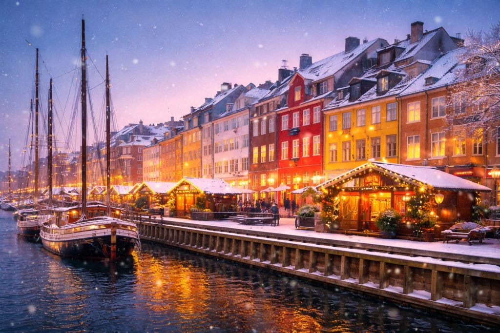 Copenhagen is beautiful in the winter making it a great getaway destination