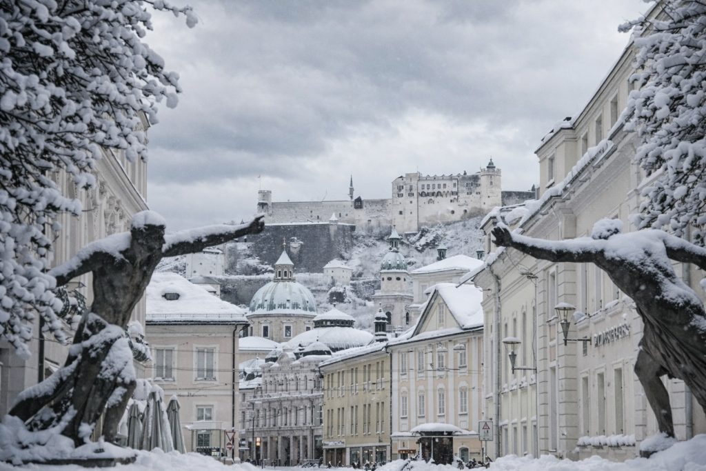 Salzburg, Austria in the Winter