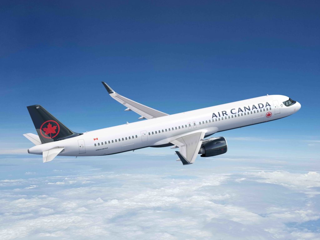Air Cnada's New Airbus Aircraft