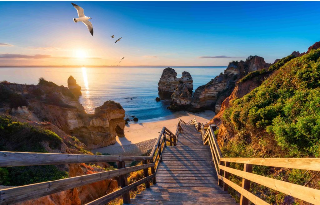 Camilo Beach in Algarve Portugal
