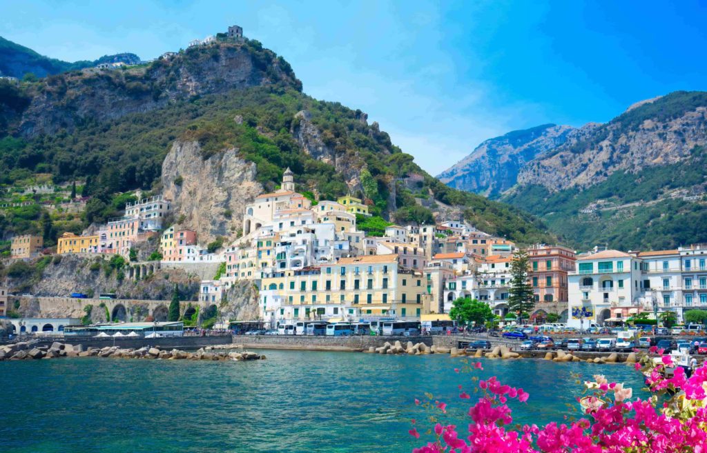 Cheap business class flights to the Amalfi Coast in Italy