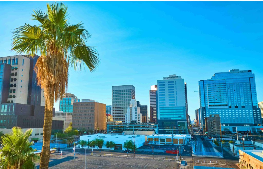 Most flights to Phoenix are longer so it's a great option for business class flights