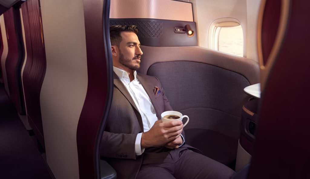 New business class seats at Qatar Airways