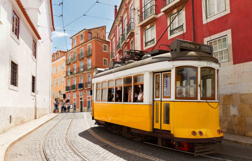 The iconic Lisbon tram