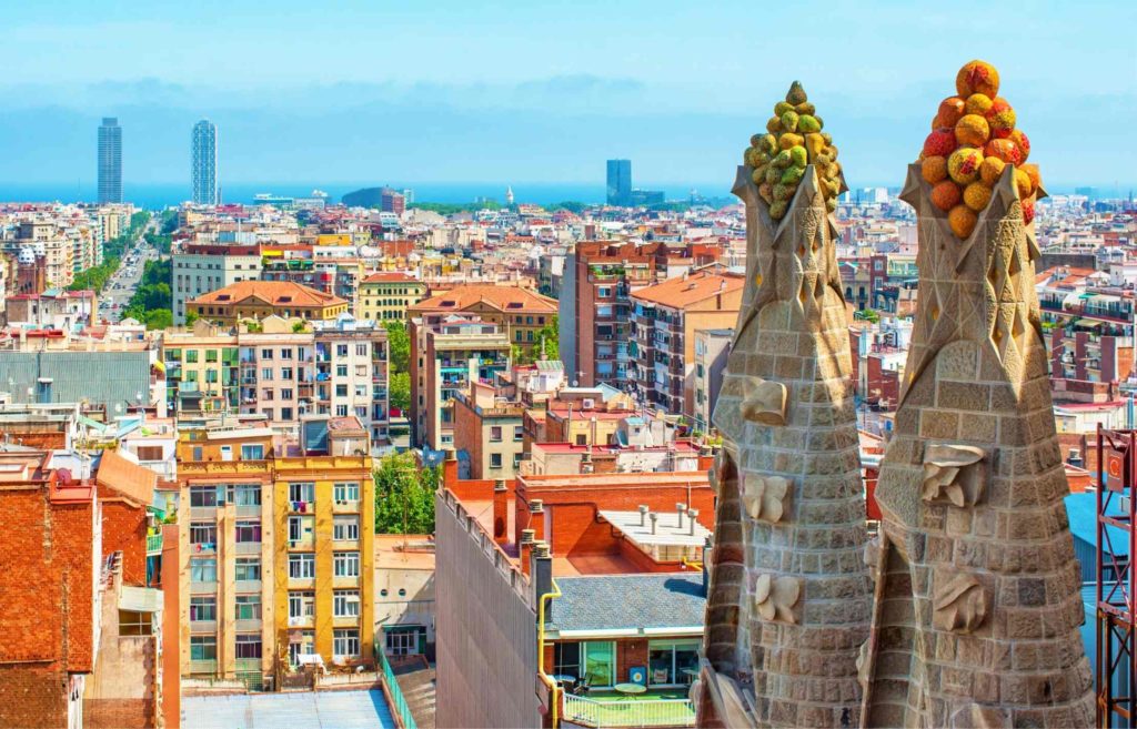 Beautiful Barcelona Cityscape