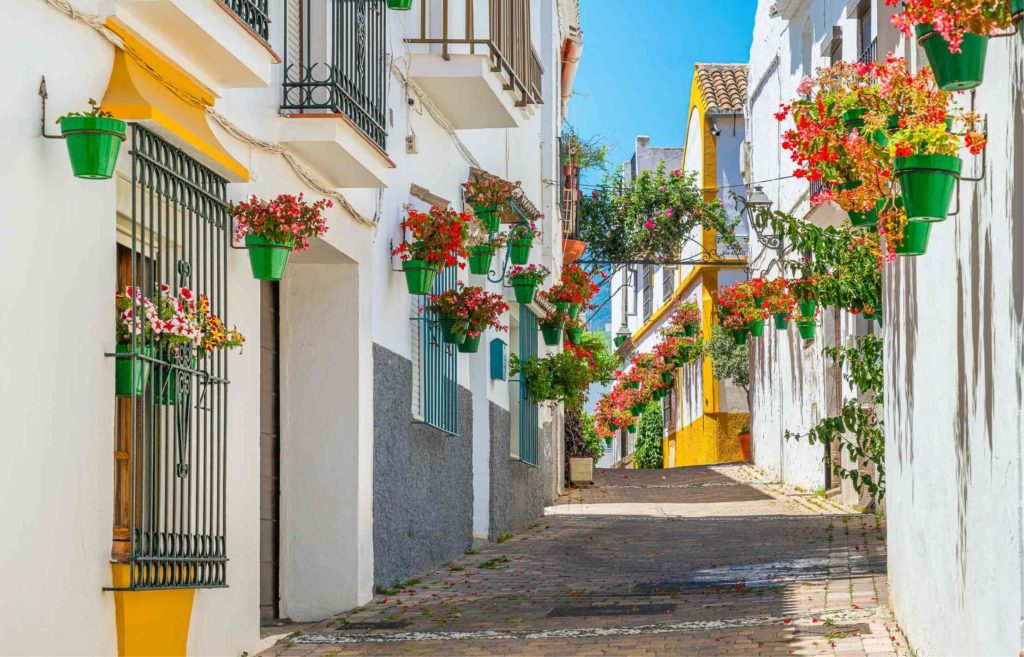 Spain is full of beautiful towns like Estepona in Málaga province