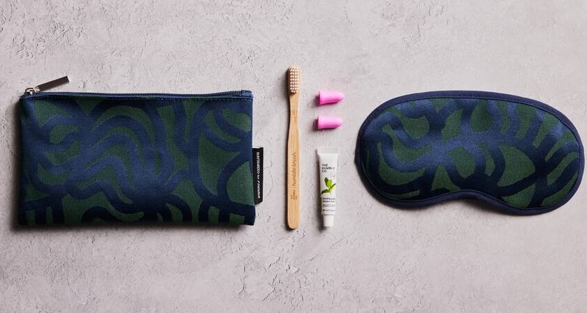What's inside the Finnair Business class amenity kit?