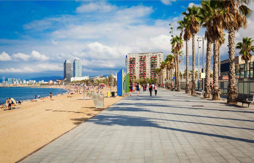 Playa Barceloneta (Barcelona, Spain)