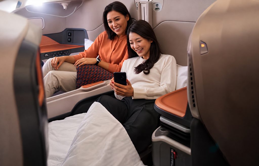 Singapore Airlines New Business Class on the A380