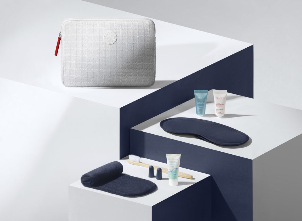 Air France business class amenity kit 2026 light grey summer edition